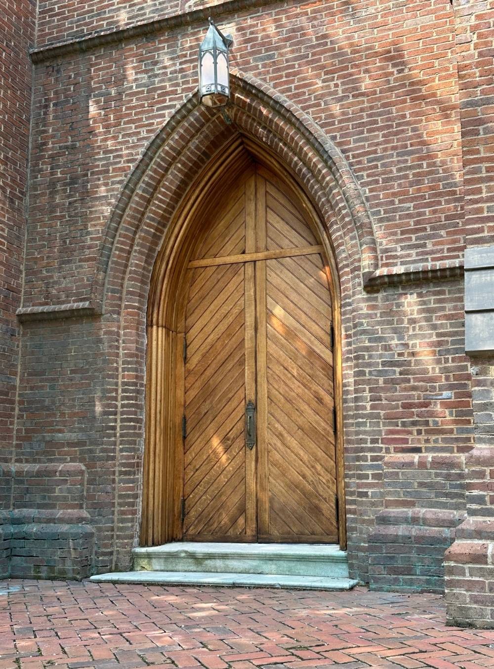 Arch door at Church of the Nativity